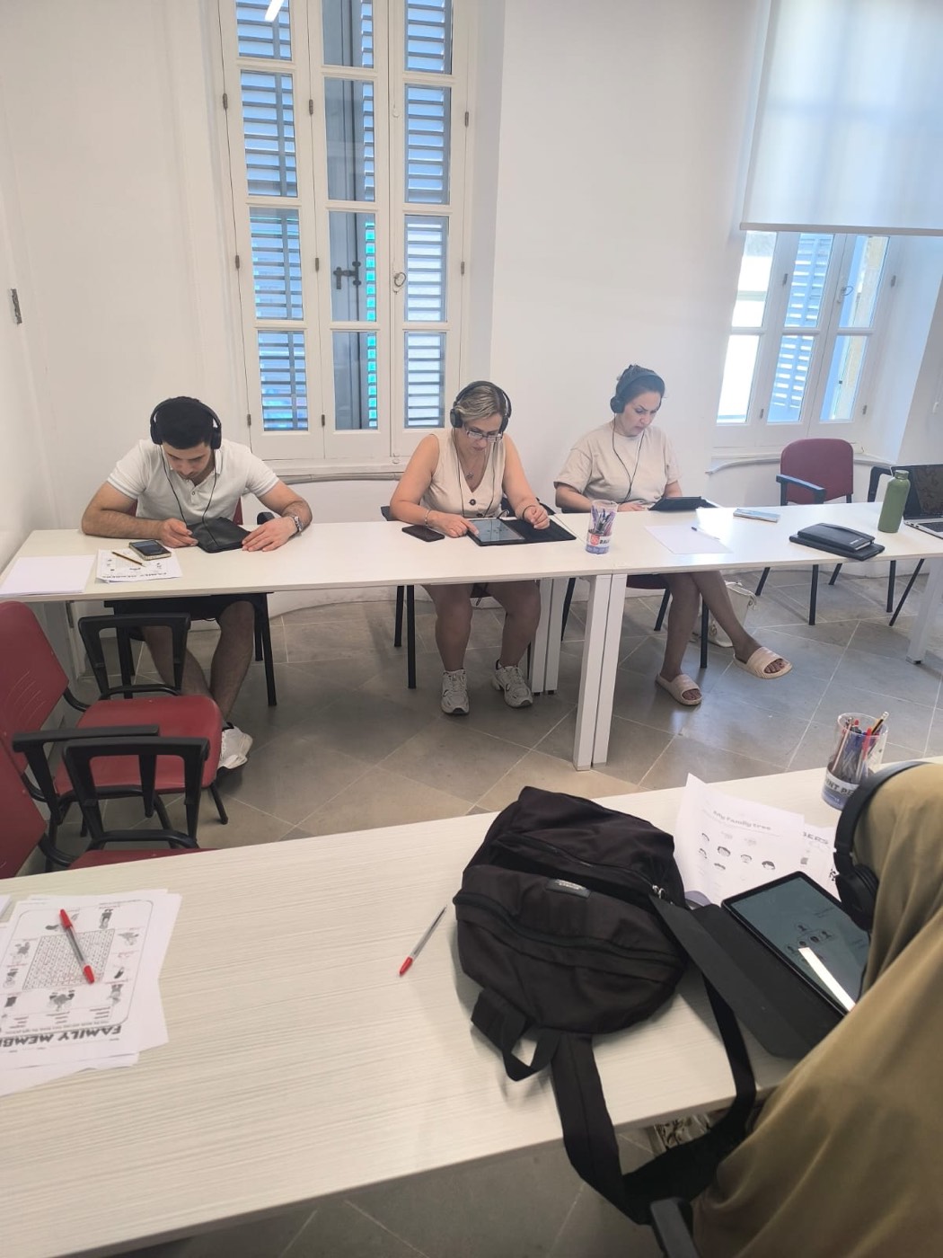 A class at the PEAK Education Centre, Nicosia